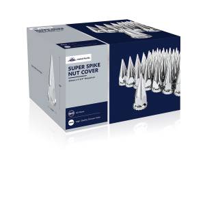 UNITED PACIFIC - UNITED PACIFIC - 10569CB - TAPAS PARA TUERCA SUPER SPIKE CROMADAS DE 33 MM X 4-3/4" - ROSCADAS (PAQUETE DE 60) - Image 5