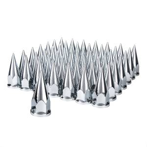 UNITED PACIFIC - 10570CB - TAPAS PARA TUERCA DE PLÁSTICO CROMADAS DE 33 MM X 4-7/8" - A PRESIÓN (PAQUETE DE 60)
