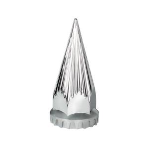 UNITED PACIFIC - 10583B - TAPA DE TUERCA DE PLÁSTICO CROMADA DE 33 MM X 4-3/4" CON BRIDA - ROSCADA (A GRANEL)
