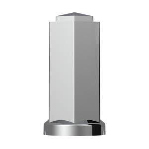 UNITED PACIFIC - UNITED PACIFIC - 10584B - TAPA DE TUERCA ROSCABLE ESTILO HEXAGONAL DE PLÁSTICO CROMADO DE 33 MM X 4-1/4" DE ALTO (A GRANEL) - Image 2