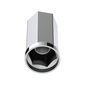 UNITED PACIFIC - UNITED PACIFIC - 10584B - TAPA DE TUERCA ROSCABLE ESTILO HEXAGONAL DE PLÁSTICO CROMADO DE 33 MM X 4-1/4" DE ALTO (A GRANEL) - Image 3