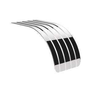 UNITED PACIFIC - 10618 - MEDIO GUARDABARROS DE ACERO INOXIDABLE 430 (GA 18) DE 60" - SERIE SR (PAR)