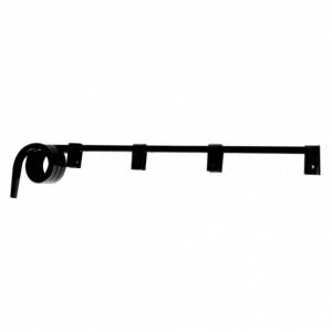 UNITED PACIFIC - 10627 - PERCHAS PARA GUARDABARROS RECTAS NEGRAS - 3 BOBINAS (PAR)