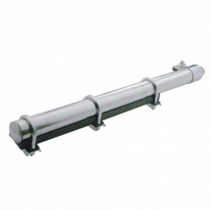 UNITED PACIFIC - 10631 - SOPORTE DE LUJO PARA GUARDABARROS DE CUARTO DE INOXIDABLE - ABRAZADERAS EN U/TUBO DE 2" (PAR)