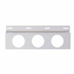 UNITED PACIFIC - 10640 - SOPORTE DE GUARDABARROS SUPERIOR DE INOXIDABLE: TRES CORTES DE LUZ DE 4" (CADA UNO)