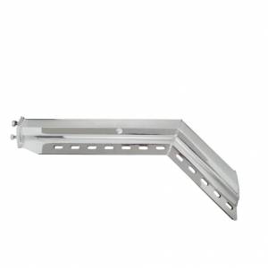 UNITED PACIFIC - 10643 - COLGADORES PARA GUARDABARROS DE TRABAJO PESADO EN ÁNGULO DE 45 GRADOS CROMADOS DE 30" - PATRÓN DE PERNOS DE 2-1/2" (PAR)