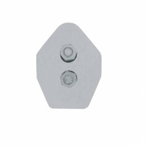 UNITED PACIFIC - UNITED PACIFIC - 10649 - PERCHAS PARA GUARDABARROS DE TRABAJO PESADO EN ÁNGULO DE 45 GRADOS CROMADAS DE 30" - PATRÓN DE PERNOS DE 1-1/8" (PAR) - Image 3