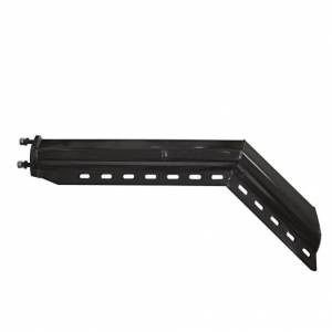 UNITED PACIFIC - 10650 - COLGADORES DE SOLDADURA PARA BARRO DE TRABAJO PESADO EN ÁNGULO DE 45 GRADOS NEGROS DE 30" - PATRÓN DE PERNOS DE 1-1/8" (PAR)