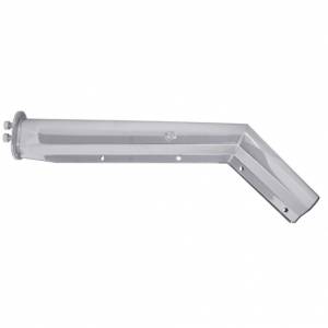 UNITED PACIFIC - 10651 - PERCHAS PARA GUARDABARROS CROMADAS EN ÁNGULO DE 45 GRADOS DE 28" - PATRÓN DE PERNOS DE 1-1/8" (PAR)