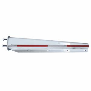 UNITED PACIFIC - 10660 - PERCHAS PARA GUARDABARROS DE 30" DE INOXIDABLE Y RESISTENTES CON REFLECTOR - PATRÓN DE PERNOS DE 2-1/2" (PAR)