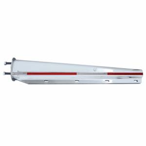 UNITED PACIFIC - 10697 - PERCHAS PARA GUARDABARROS DE TRABAJO PESADO CROMADAS DE 30" CON REFLECTOR - PATRÓN DE PERNOS DE 2-1/2" (PAR)