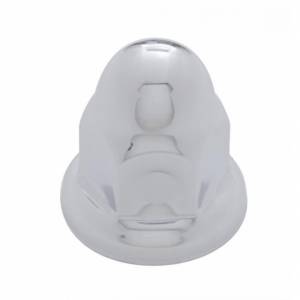 UNITED PACIFIC - 10700P - TAPA DE TUERCA DE NIPPLE DE ACERO CROMADO DE 33 MM X 2" CON BRIDA (PAQUETE DE 10)