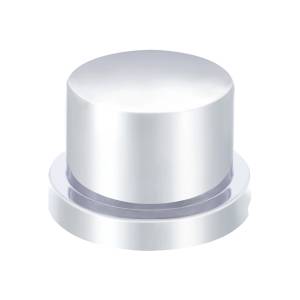 UNITED PACIFIC - 10750B - TAPA DE TUERCA SUPERIOR PLANA DE PLÁSTICO CROMADA DE 7/16" X 1/2" - A PRESIÓN (A GRANEL)