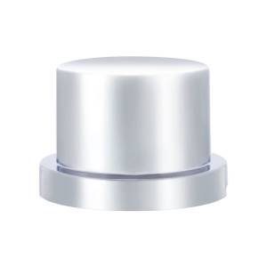 UNITED PACIFIC - UNITED PACIFIC - 10750B - TAPA DE TUERCA SUPERIOR PLANA DE PLÁSTICO CROMADA DE 7/16" X 1/2" - A PRESIÓN (A GRANEL) - Image 2