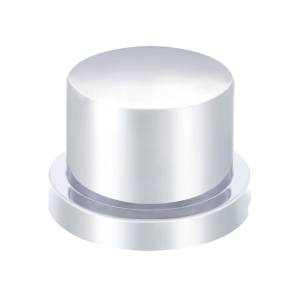 UNITED PACIFIC - 10751 - TAPAS DE TUERCA PLANAS DE PLÁSTICO CROMADO DE 1/2" X 5/8" - A PRESIÓN (PAQUETE DE 10)