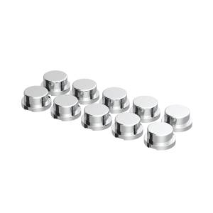 UNITED PACIFIC - UNITED PACIFIC - 10755 - TAPAS DE TUERCA PLANAS DE PLÁSTICO CROMADO DE 3/4" X 5/8" - A PRESIÓN (PAQUETE DE 10) - Image 5