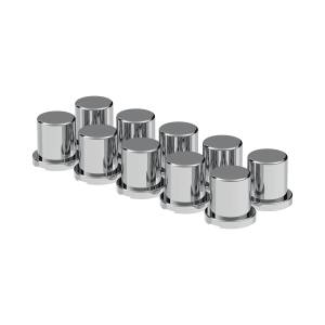 UNITED PACIFIC - 10756 - TAPAS DE TUERCA PLANAS DE PLÁSTICO CROMADO DE 3/4" X 1-1/4" - A PRESIÓN (PAQUETE DE 10)