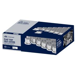 UNITED PACIFIC - UNITED PACIFIC - 10757CB - TAPAS DE TUERCA PLANAS DE PLÁSTICO CROMADAS DE 15/16" X 1-3/16" - A PRESIÓN (CAJA DE COLOR DE 60) - Image 7