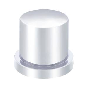 UNITED PACIFIC - 10758B - TAPA DE TUERCA SUPERIOR PLANA DE PLÁSTICO CROMADA DE 1-1/8" X 1-1/2" - A PRESIÓN (A GRANEL)