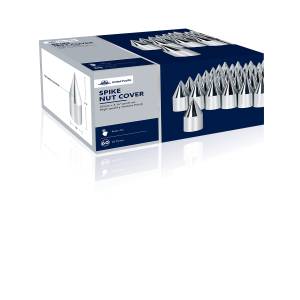 UNITED PACIFIC - UNITED PACIFIC - 10769CB - TAPAS DE TUERCA DE PLÁSTICO CROMADAS DE 33 MM X 3-1/8" - A PRESIÓN (PAQUETE DE 60) - Image 5