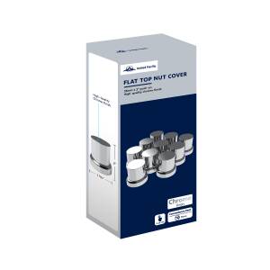 UNITED PACIFIC - UNITED PACIFIC - 10772 - TAPAS DE TUERCAS SUPERIORES PLANAS DE PLÁSTICO CROMADO DE 33 MM X 2" CON BRIDA - A PRESIÓN (PAQUETE DE 10) - Image 6