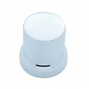 UNITED PACIFIC - 10772B - TAPA DE TUERCA SUPERIOR PLANA DE PLÁSTICO CROMADA DE 33 MM X 2" CON BRIDA - A PRESIÓN (A GRANEL)