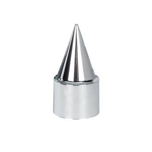 UNITED PACIFIC - 10778B - TAPA DE TUERCA DE ESTILO DE PLÁSTICO CROMADA DE 33 MM X 4-1/4" - ROSCADA (A GRANEL)