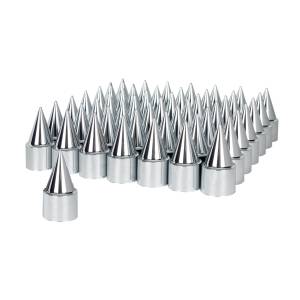 UNITED PACIFIC - 10778CB - TAPAS DE TUERCA DE PLÁSTICO CROMADAS DE 33 MM X 4-1/4" - ROSCABLES (PAQUETE DE 60)