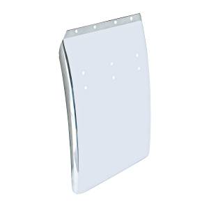 UNITED PACIFIC - 10794 - GUARDABARROS CUARTO DE ACERO INOXIDABLE DE 24" X 34" SÓLO EN BLANCO