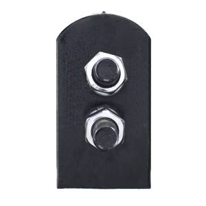 UNITED PACIFIC - UNITED PACIFIC - 10838 - PERCHAS PARA GUARDABARROS DE TRABAJO PESADO NEGRAS DE 30" - PATRÓN DE PERNOS DE 1-1/8" (PAR) - Image 2