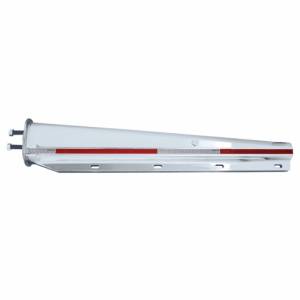 UNITED PACIFIC - 10851 - PERCHAS PARA GUARDABARROS DE ACERO INOXIDABLE DE 30" CON REFLECTOR - PATRÓN DE PERNOS DE 1-1/8" (PAR)