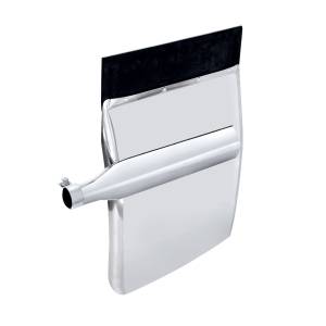 UNITED PACIFIC - 10855 - JUEGO DE GUARDABARROS CUARTO DE INOXIDABLE DE 24" X 31" - SOPORTE TRIÁNGULO
