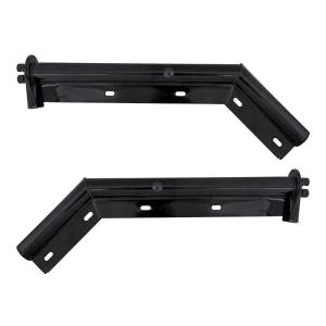 UNITED PACIFIC - 10861 - COLGANTES PARA GUARDABARROS NEGROS DE 28" EN ÁNGULO DE 45 GRADOS - PATRÓN DE PERNOS DE 1-1/8" - SERIE DE COMPETICIÓN (PAR)
