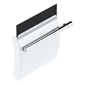 UNITED PACIFIC - UNITED PACIFIC - 10906 - GUARDABARROS CUARTO DE ACERO INOXIDABLE 430 DE 24" X 24" CON JUEGO DE SOPORTE PARA TUBO - PARED LATERAL DE 4" - Image 2