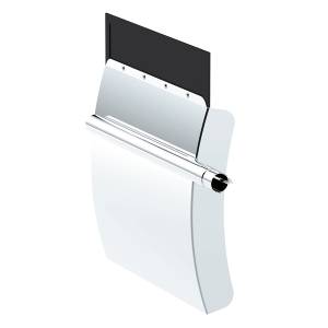 UNITED PACIFIC - UNITED PACIFIC - 10906 - GUARDABARROS CUARTO DE ACERO INOXIDABLE 430 DE 24" X 24" CON JUEGO DE SOPORTE PARA TUBO - PARED LATERAL DE 4" - Image 3