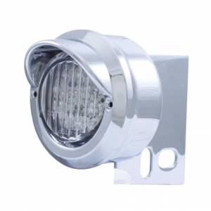 UNITED PACIFIC - 10983 - LUZ EXTERNA PARA COLGADOR DE GUARDABARROS DE 9 LED CON VISERA - LED ROJO/LENTE TRANSPARENTE