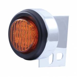 UNITED PACIFIC - 10990 - LUZ EXTERNA PARA COLGADOR DE GUARDABARROS DE 9 LED CON OJAL - LED ÁMBAR/LENTE ÁMBAR