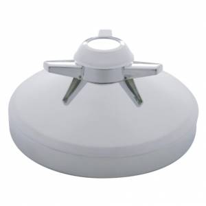 UNITED PACIFIC - 11129 - TAPACUBOS TRASERO CROMADO DE 8" CON GIRADOR DE 3 BARRAS - BARRAS RECTAS