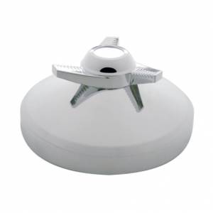 UNITED PACIFIC - 11135 - TAPACUBOS TRASERO CROMADO DE 8" CON GIRADOR DE 3 BARRAS - BARRAS OSCILANTE DERECHAS