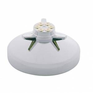UNITED PACIFIC - 20198 - TAPACUBOS TRASERO DE INOXIDABLE 304 DE 8" CON GIRADOR DE CILINDRO DE PISTOLA