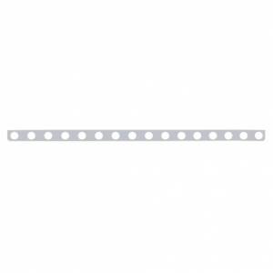 UNITED PACIFIC - 20370 - SOPORTE DE LUCES DE ACERO INOXIDABLE DE 79-1/2" CON DIEZ CORTES DE LUCES DE 2"