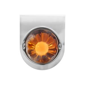 UNITED PACIFIC - UNITED PACIFIC - 20400 - LUZ DE SANDÍA DE VIDRIO DE DOBLE FUNCIÓN CON KIT DE SOPORTE DE LUZ DE ACERO INOXIDABLE CON BOMBILLA LED-ÁMBAR - Image 4