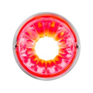 UNITED PACIFIC - UNITED PACIFIC - 20411 - KIT DE MONTAJE EMPOTRADO DE SANDÍA DE VIDRIO TRANSPARENTE DE DOBLE FUNCIÓN CON BOMBILLA LED - ROJO - Image 4