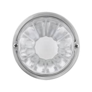 UNITED PACIFIC - UNITED PACIFIC - 20412 - KIT DE MONTAJE EMPOTRADO DE SANDÍA DE VIDRIO TRANSPARENTE DE DOBLE FUNCIÓN CON BOMBILLA LED - BLANCO - Image 5