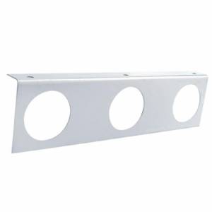 UNITED PACIFIC - 20451 - SOPORTE DE LUZ DE ACERO INOXIDABLE CON 3 CORTES DE LUZ DE 2-1/2"