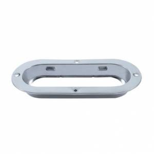 UNITED PACIFIC - 20487B - BRIDA DE MONTAJE OVALADA DE 6" DE INOXIDABLE (A GRANEL)