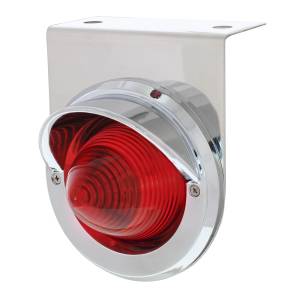 UNITED PACIFIC - UNITED PACIFIC - 20497 - SOPORTE DE ACERO INOXIDABLE CON LUZ ROJA ÚNICA Y BISEL DE VISERA CROMADO - Image 1