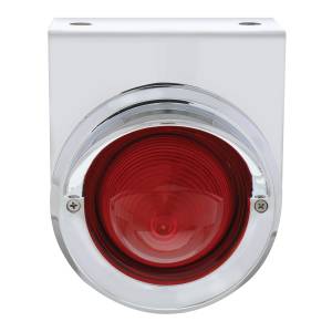 UNITED PACIFIC - UNITED PACIFIC - 20497 - SOPORTE DE ACERO INOXIDABLE CON LUZ ROJA ÚNICA Y BISEL DE VISERA CROMADO - Image 2