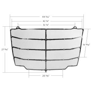 UNITED PACIFIC - UNITED PACIFIC - 20616 - PANTALLA DE ERROR DE ACERO PARA FREIGHTLINER CASCADIA 2018-2024 - Image 3