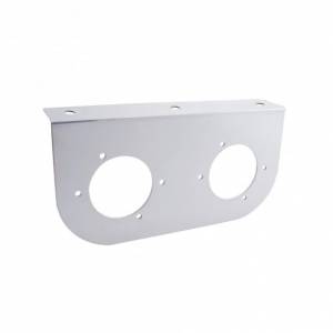 UNITED PACIFIC - 20751 - SOPORTE DE LÁMPARA DE ACERO INOXIDABLE PARA DOS LUCES DE 3"